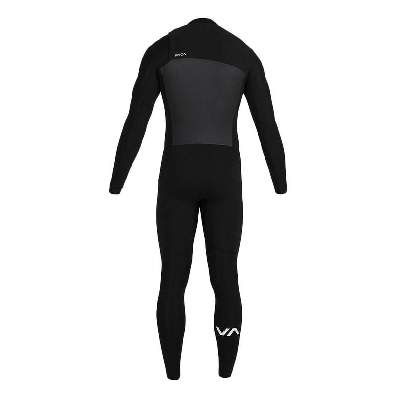 Wetsuit RVCA 3/2 Balance Chest Zip Fullsuit WT23 Black - Roupa de